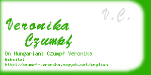 veronika czumpf business card